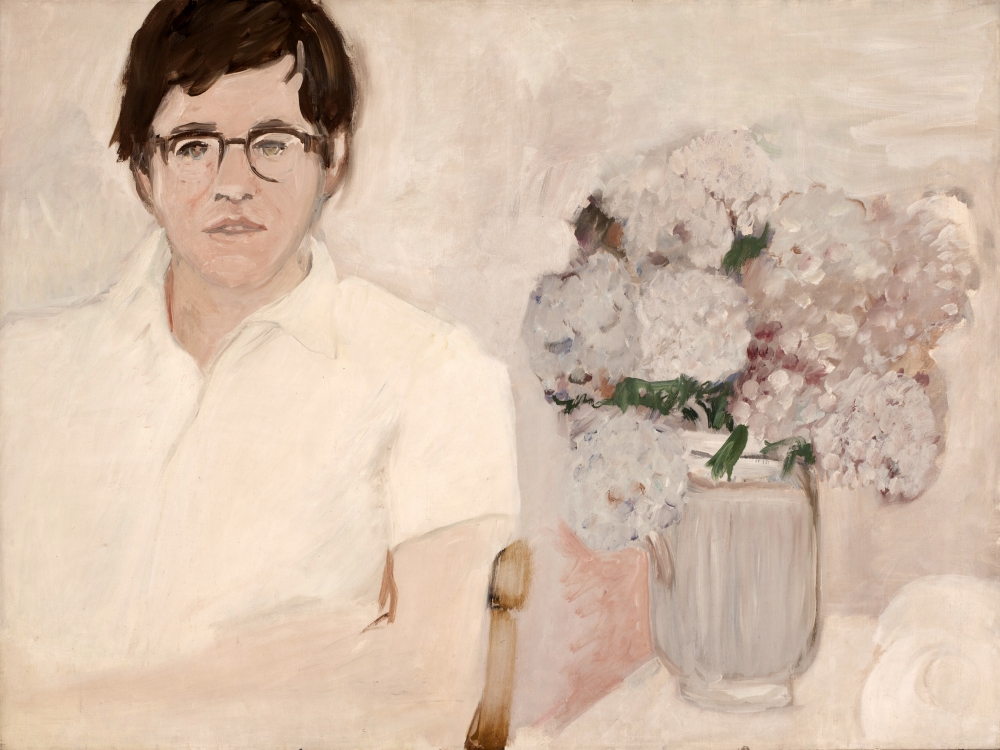 Portrait of Kenneth Koch

c. 1966

oil on linen

30 x 40 inches